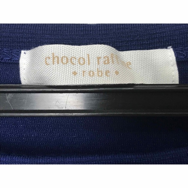 chocol raffine robe(ショコラフィネローブ)の未使用☆chocolraffinerobe トップス半袖ブルー レディースのトップス(カットソー(半袖/袖なし))の商品写真