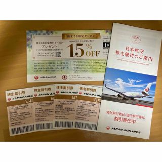 JAL 株主優待券4枚＋旅行商品割引券(その他)