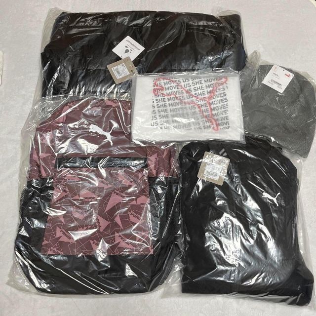 新品 6点 プーマ 福袋 ジャケット リュック ビーニー Tシャツ ジャージ L