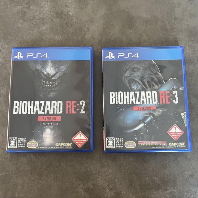 PS4 バイオハザードRE:2 RE:3 Z VER セット