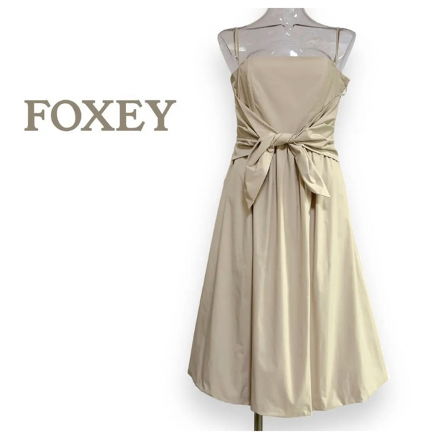 フォクシーニューヨーク 上品なロングワンピース サイズ40・L FOXEY