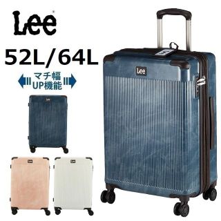 正規店SALE＊希望色確認■《Lee》デニム調柄 スーツケース 52L/64L