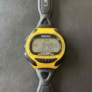 セイコー(SEIKO)のセイコー　スーパーランナーズ　S670   電池交換済(腕時計(デジタル))