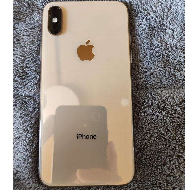 iPhone(アイフォーン)のApple iPhone Xs ゴールド 64GB SIMフリー　本体のみ スマホ/家電/カメラのスマートフォン/携帯電話(スマートフォン本体)の商品写真