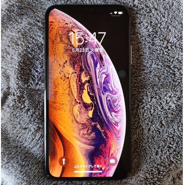 iPhone(アイフォーン)のApple iPhone Xs ゴールド 64GB SIMフリー　本体のみ スマホ/家電/カメラのスマートフォン/携帯電話(スマートフォン本体)の商品写真