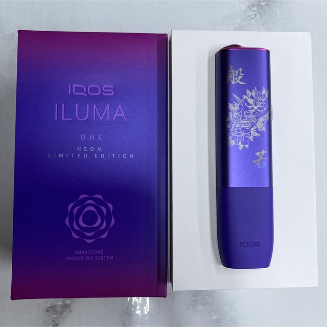 iQOS ILUMAONE アイコス イルマワン レーザー加工 不動明王 龍 紫-