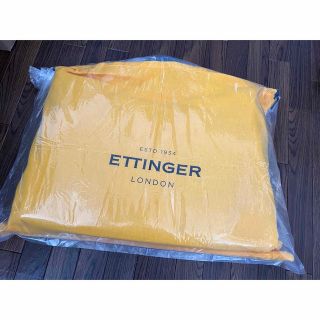 エッティンガー(ETTINGER)のエッティンガー　ブラックカラー　ファインレザー製トートバッグ　英国ブランド(トートバッグ)