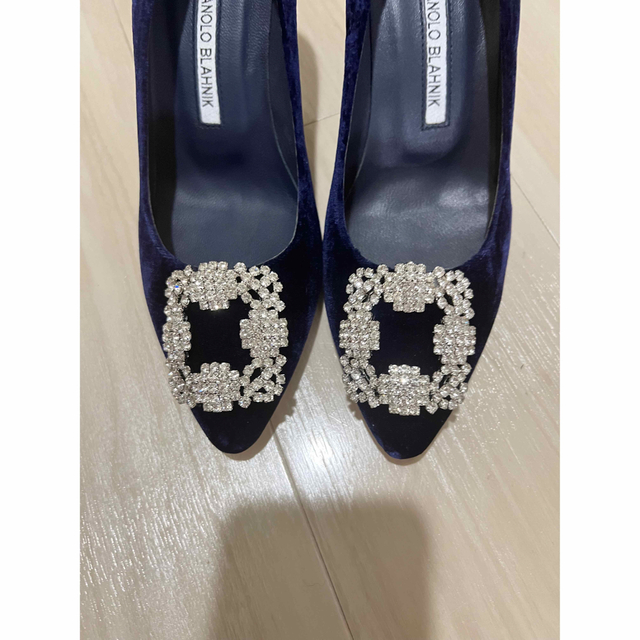 MANOLO BLAHNIK - ネイビーパンプス 早い者勝ち！最終値下げ！の通販 ...