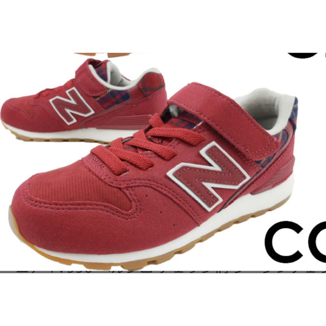 New Balance(ニューバランス)のニューバランス　子供靴　17.5cm スニーカー　運動靴　チェック柄 キッズ/ベビー/マタニティのキッズ靴/シューズ(15cm~)(スニーカー)の商品写真