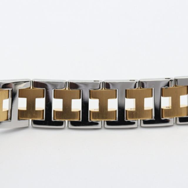 クリッパー レディース 腕時計 クオーツ SS GP ゴールド シルバー ホワイト文字盤5313550L区分レディース