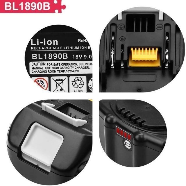 マキタ BL1890B 18v 9.0Ah 2個セット　大容量　互換バッテリー