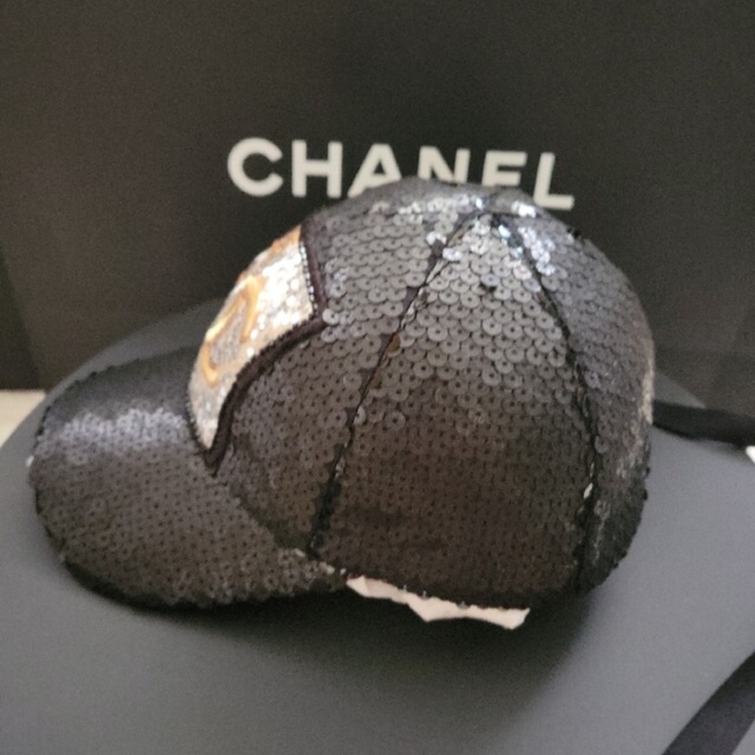 CHANEL - CHANEL☆キャップ スパンコール☆の通販 by はまやねん CHANEL - CHANEL☆キャップ スパンコール☆の通販 by はまやねん