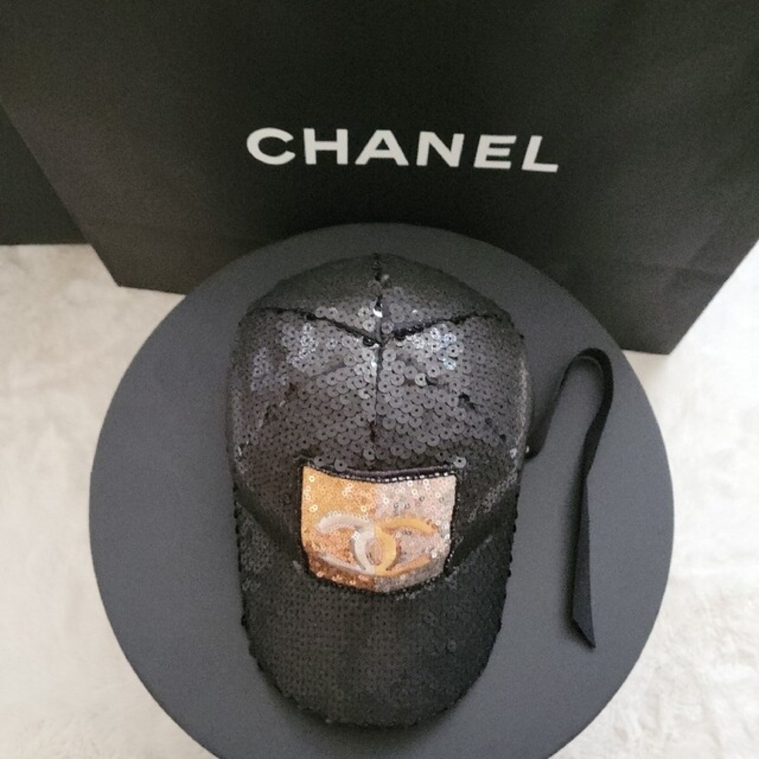 CHANEL - CHANEL☆キャップ スパンコール☆の通販 by はまやねん CHANEL - CHANEL☆キャップ スパンコール☆の通販 by はまやねん