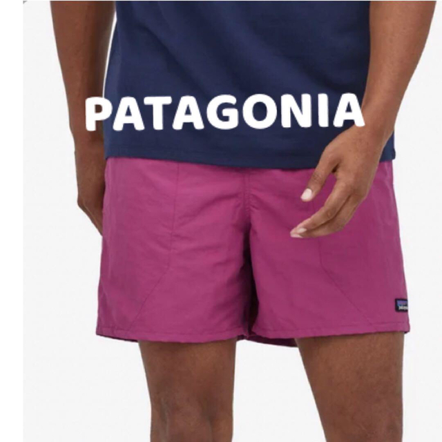 パンツpatagonia ショートパンツ L バギーズ ショーツ5インチ ピンク