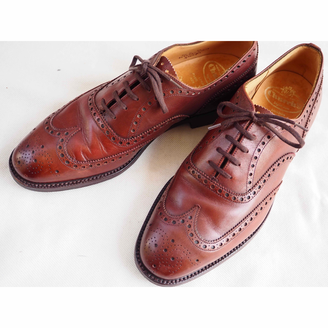 Church's brown shot wing tip | www.ofa.sg