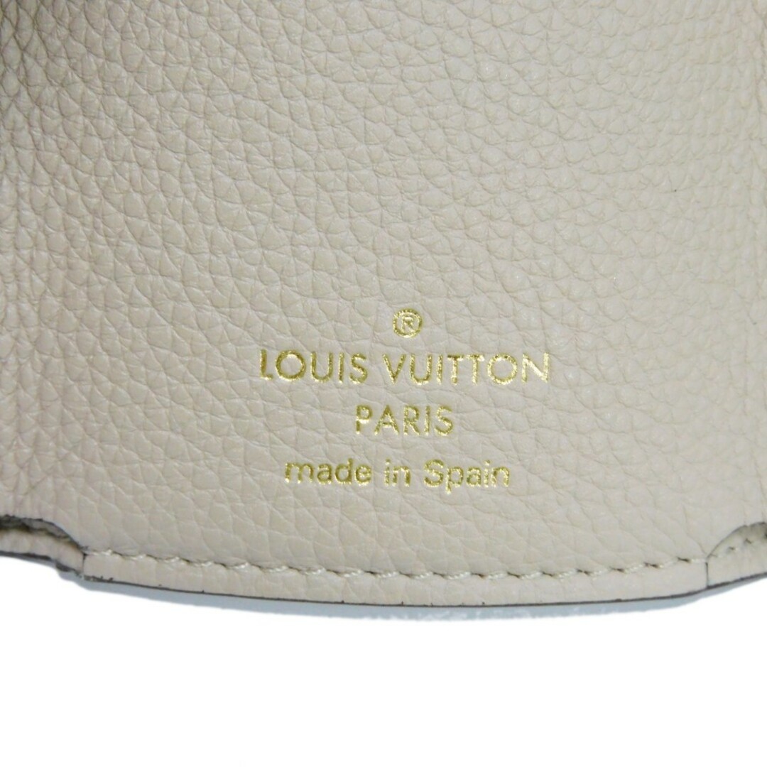 LOUIS VUITTON Portefeuil Lock Mini Calf Leather M69340 Beige Women's Wallet