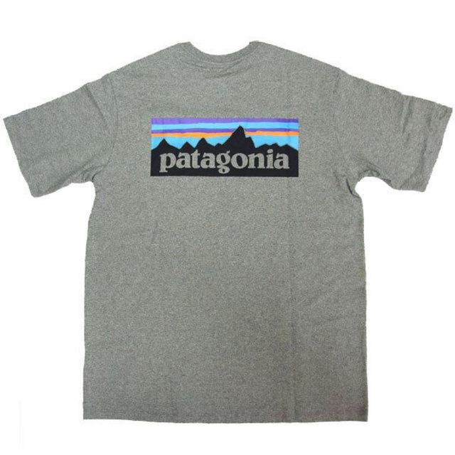 patagonia(パタゴニア)のpatagonia Tシャツ XL P-6 LOGO グレー パタゴニア メンズのトップス(Tシャツ/カットソー(半袖/袖なし))の商品写真
