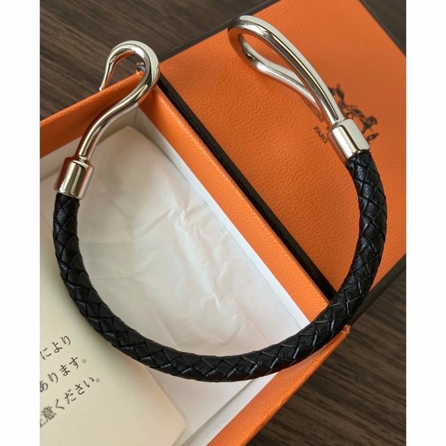 HERMES   レザーブレスレット  ジャンボH 4