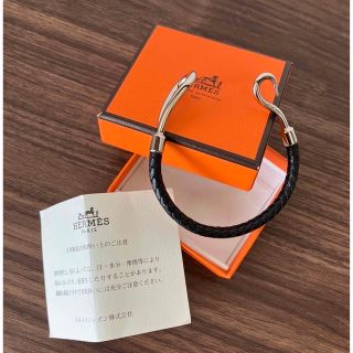 エルメス(Hermes)のHERMES   レザーブレスレット  ジャンボH(ブレスレット)