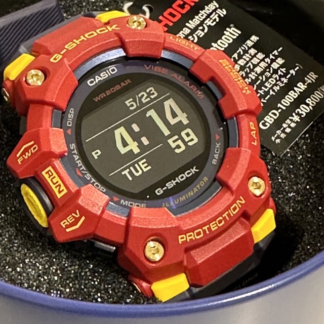 【新品未使用】G-SHOCK GBD-100BAR-4JR×５本