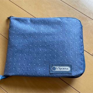 レスポートサック(LeSportsac)のLeSportsacデニム ピケ柄 ポケッタブルショッパー(ボストンバッグ)