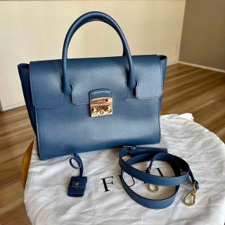 Furla - フルラ FURLA メトロポリス サッチェルバッグ2WAYハンドバッグ