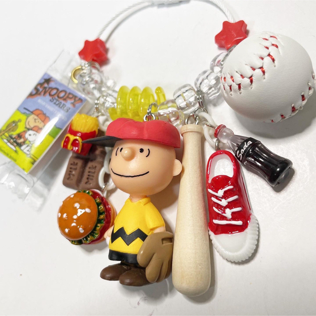 SNOOPY(スヌーピー)のいつかきっと僕もメジャーリーガーになるんだ👦⚾️✨キーホルダー ハンドメイドのアクセサリー(キーホルダー/ストラップ)の商品写真