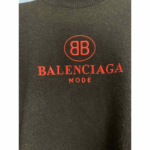 海外 正規品】 Balenciaga BALENCIAGA タートルロゴニット www