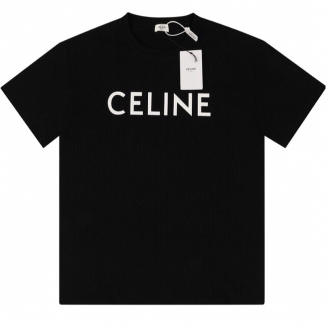 CELINE ロゴtシャツ 黒