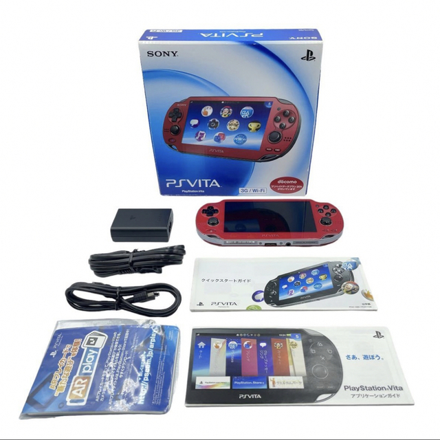 ★極美品★ SONY PSVITA 本体 コズミックレッド PCH-1100