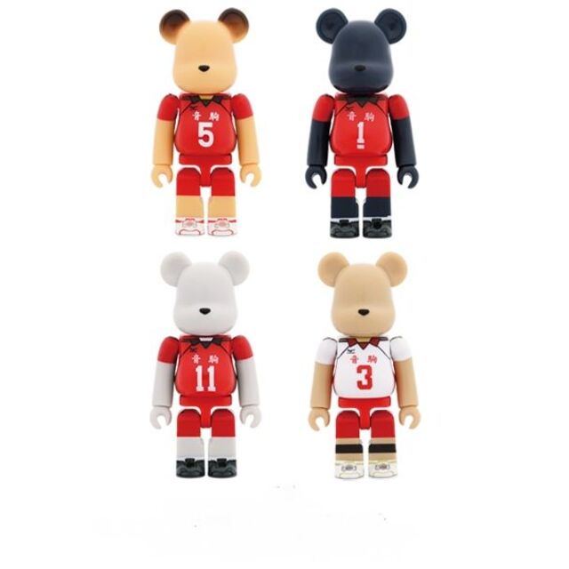 BE@RBRICK(ベアブリック) ハイキュー F賞 音駒デザイン