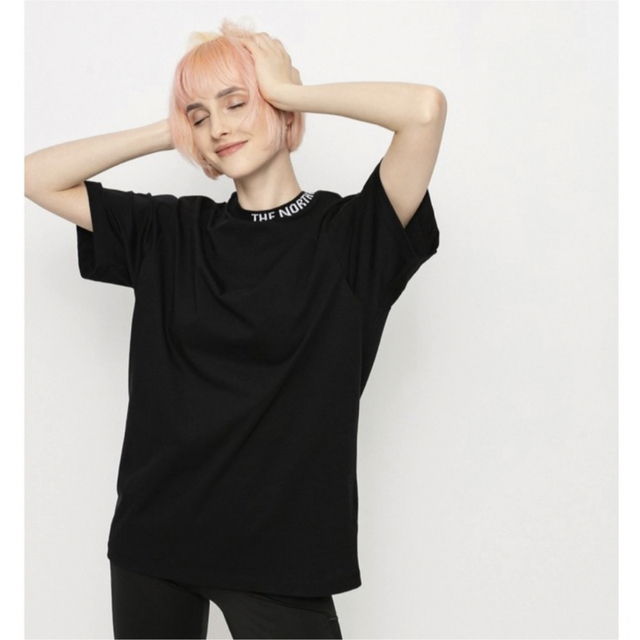 新品 ノースフェイス Tシャツ ネックロゴ ズームT 海外限定 首元ロゴ S | フリマアプリ ラクマ