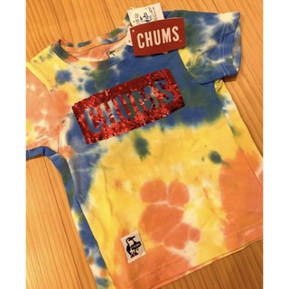 チャムス(CHUMS)の新品　チャムス　キッズTシャツ　Sサイズ　スパンコール(Tシャツ/カットソー)