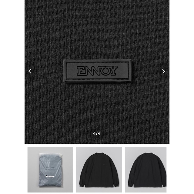 ennoy 2Pack L/S T-Shirts 白、黒 Lサイズ | wic-capital.net