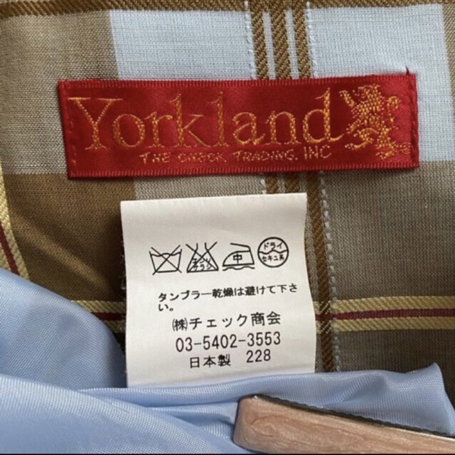 Yorkland(ヨークランド)のYorkland ヨークランド　美シルエット　チェック柄　フレアスカート レディースのスカート(ひざ丈スカート)の商品写真