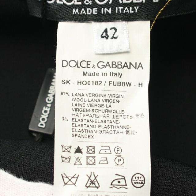 DOLCE&GABBANA(ドルチェアンドガッバーナ)の タイト スカート ウール ダークグレー レディースのスカート(ひざ丈スカート)の商品写真