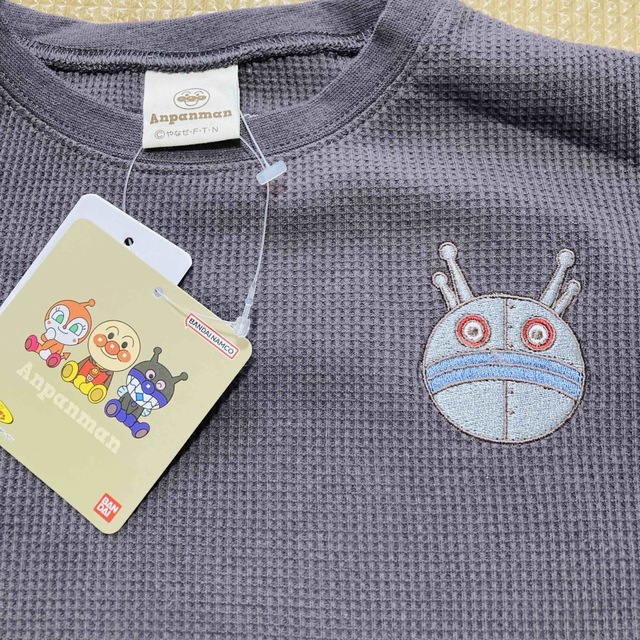 BANDAI(バンダイ)のアンパンマン　ダダンダン　Tシャツ　半袖　ワッフルT 100cm キッズ/ベビー/マタニティのキッズ服男の子用(90cm~)(Tシャツ/カットソー)の商品写真