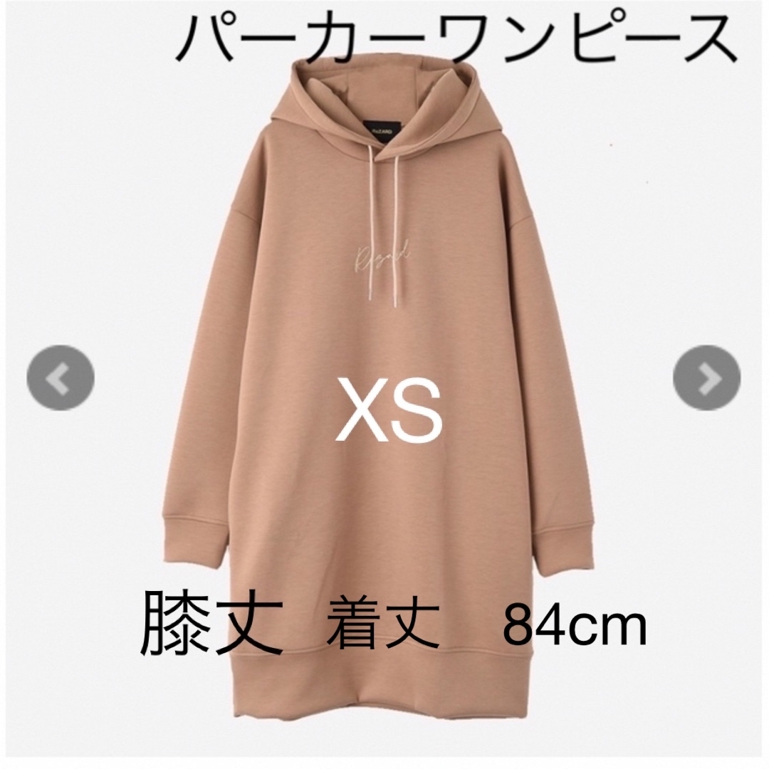 【ReZARD】Embroidery Hooded Dress　ベージュ  XS