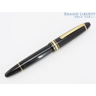 モンブラン(MONTBLANC)の美品モンブランマイスターシュテュックル グラン 146万年筆ブラック(ペン/マーカー)