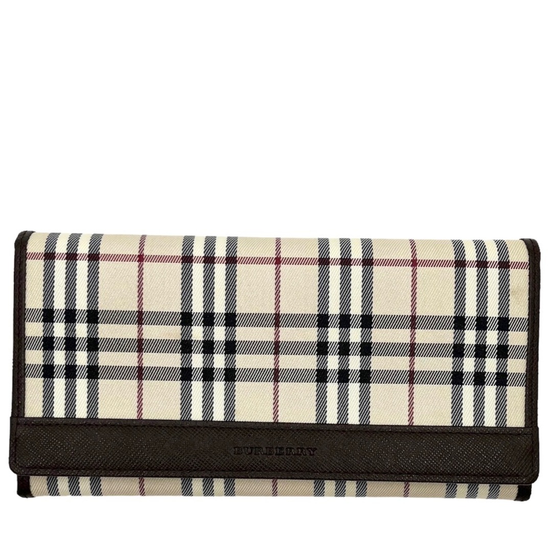 日本製】 BURBERRY バーバリー 二つ折り財布 がま口 ノバチェック