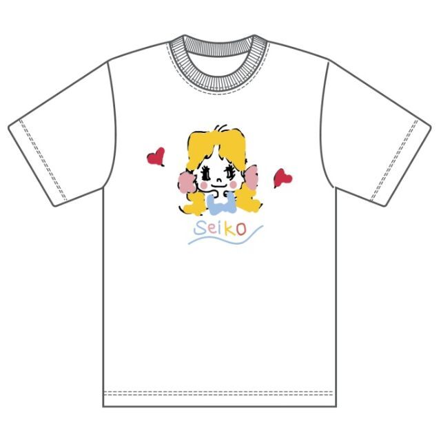 【値引可能】松田聖子★Seikoイラスト♡TシャツXLサイズ白色♪新品未開封 | フリマアプリ ラクマ