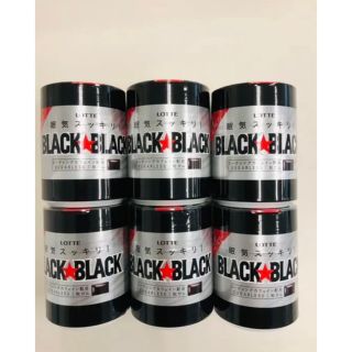 ボトルガム ブラックブラック 140g 6個セット(口臭防止/エチケット用品)