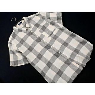 アーバンリサーチ(URBAN RESEARCH)のアーバンリサーチ ITEMS チェック シャツ size40/白ｘ黒 ■◆ メンズ(シャツ)