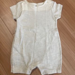 ベビーギャップ(babyGAP)のロンパース80 目立つ傷や汚れ無し(ロンパース)