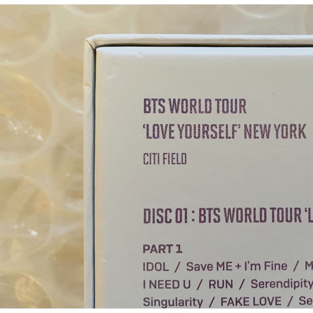 防弾少年団(BTS)(ボウダンショウネンダン)のBTS LYS NY NEW YORK Blu-ray トレカ V テヒョン エンタメ/ホビーのDVD/ブルーレイ(アイドル)の商品写真