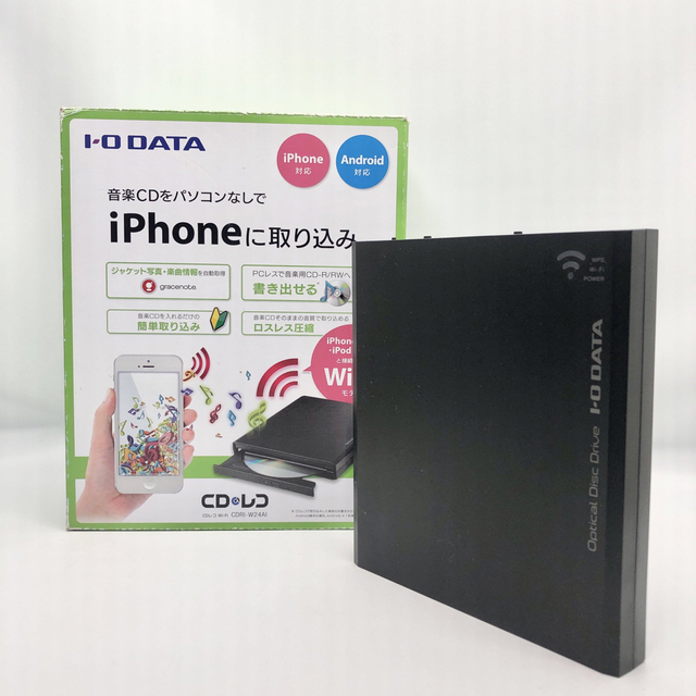 IODATA - I-O DATA CD取込 Wi-Fiモデル「CDレコ」 CDRI-W24AIの通販 by ...