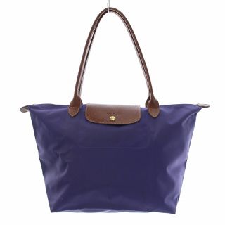 ロンシャン(LONGCHAMP)のロンシャン ルプリアージュ トートバッグ ショルダーバッグ ナイロン L 紫 茶(トートバッグ)