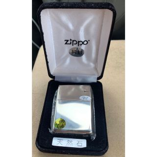 ジッポー(ZIPPO)のZIPPO スターリングシルバーブラックダイヤ  (タバコグッズ)