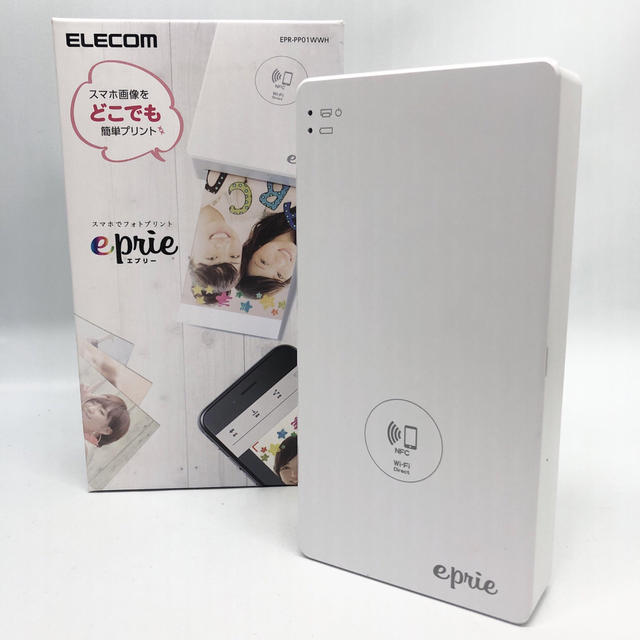 ELECOM(エレコム)のエレコム モバイルプリンター eprie ホワイト EPR-PP01WWH スマホ/家電/カメラのPC/タブレット(PC周辺機器)の商品写真