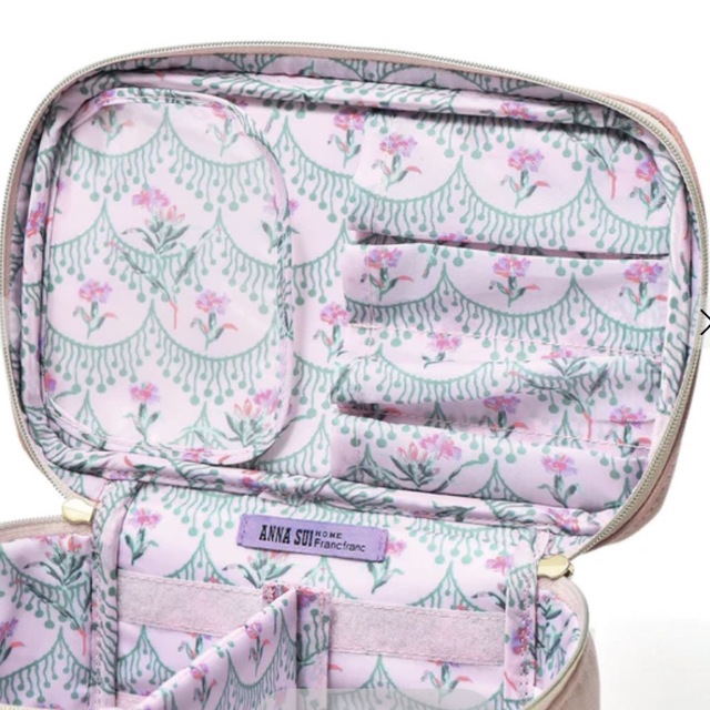 Francfranc(フランフラン)のりんご様専用♡ フランフラン ANNA SUI バニティポーチ M ライトピンク レディースのファッション小物(ポーチ)の商品写真